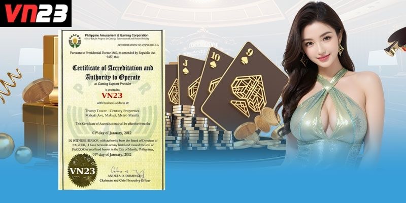 Giấy phép và độ uy tín của VN23